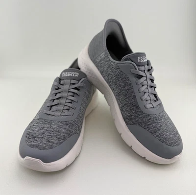 Zapatilla deportiva Skechers Go Walk Flex gris para mujer sin cordones manos libres 9 AMPLIA sin caja Foto 1 de 4