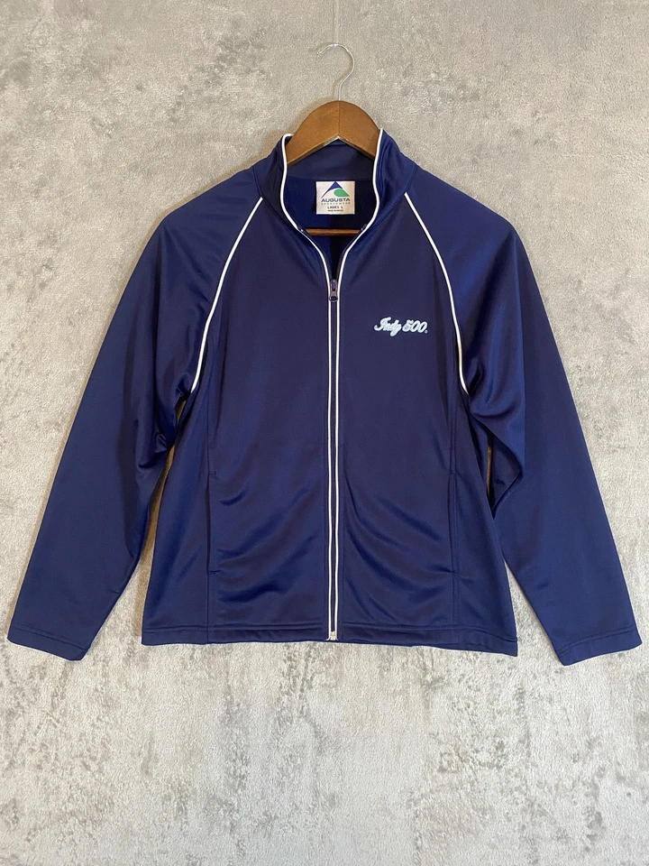 Куртка женская Indy 500 размер L темно-синяя на молнии для трека автогонок вышитая - Изображение 1 из 4