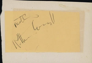 Vintage Katharine Cornell Autograph - Picture 1 of 1