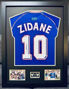 Camiseta firmada por Zinedine Zidane Francia 1998 / Mundial / FIFA / Beckett - Imagen 1 de 17