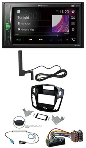 Pioneer MP3 DAB AUX 2DIN Bluetooth Autoradio für Ford Focus 2014-2018 schwarz - Bild 1 von 10