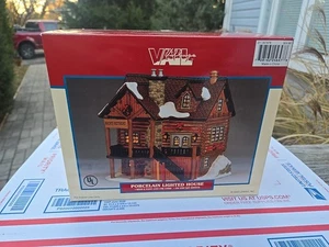 LEMAX Porcellana Casa Illuminata Ritiro dei Ricchi 25647 | 2002 | Scatola Originale - Foto 1 di 22