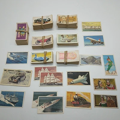 Vintage Collection of Brooke Bond Tea & Cigarette Cards, 200+, Various Designs - Image 1 of 4