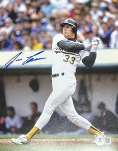 Oakland Athletics Jose Canseco signiert 8x10 Swinging Beckett - Bild 1 von 1