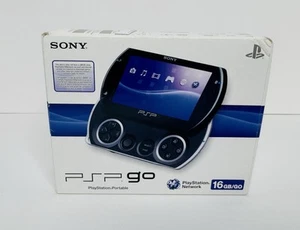 NEW SEALED Sony Playstation Portable PSP GO Black Console PSP-N1001 US NTSC - Picture 1 of 6