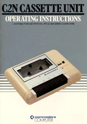 PC_VC-20_Commodore_Kasseteneinheit C2N Bedienungsanleitung von 1982 - Bild 1 von 2