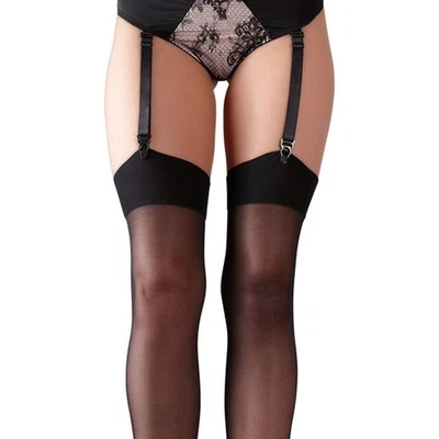 Sexy Straps-Strümpe XS S M L XL 2XL 3XL Damen Strapse Reizwäsche Nylons Dessous - Bild 1 von 4