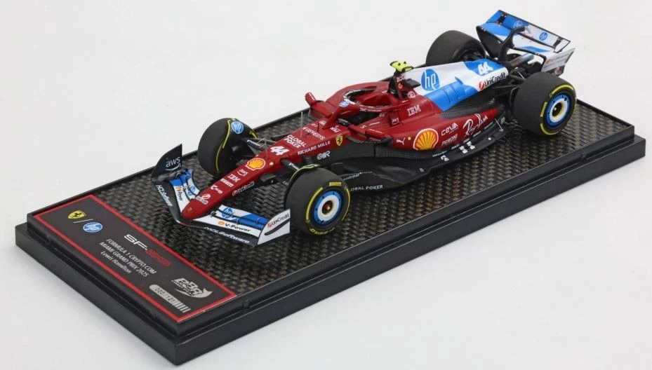 Modellino F1 BBR Models 1/43 Ferrari SF-25 Lewis Hamilton #44 Miami GP 2025 L...