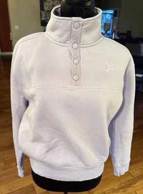 Sudadera para mujer Orange Theory S lila fitness pulóver cuarto frente a presión Foto 1 de 4