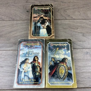 DragonLance TSR Fantasy Twins 1-3 Book Trilogy Legends Vintage 1986 First Print - Picture 1 of 18