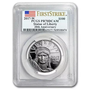 2017-W 1oz Platinum Eagle PCGS PR70 DCAM First Strike - Picture 1 of 3