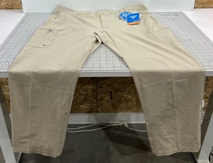 Columbia Men's PFG Terminal Tackle Fishing Pants - Fossil 42X30 New UPF150 - Picture 1 of 7