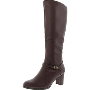 Easy Street Womens Missy Brown Zipper Knee-High Boots 7 Medium (B,M) BHFO 9833 - Picture 1 of 3