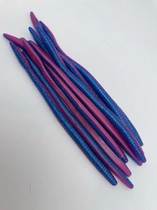 6.5" Inch Finesse Trick Worm 50ct Morning Dawn Soft Plastic bass fishing bait - Picture 1 of 4