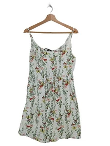 VERO MODA Vestido de Verano Mujeres Talla EU 38 verde-rojo-blanco look casual - Imagen 1 de 5