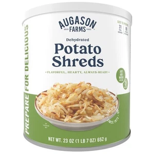 Dehydrated Potato Shreds Can, Emergency Food Supply, Everyday Meals, 31 Servings - Picture 1 of 7