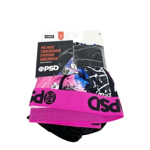 PSD Youth Tuner Drip Standard Length 2 Pack Sports Boxer Briefs Size M - Picture 1 of 3