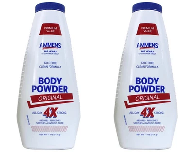 Порошок для тела Ammens оригинальный — чистая формула без талька, 4X сильная защита на весь день - Изображение 1 из 2