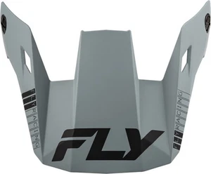 Fly Racing Visor for Fly Rayce 2024 Youth Helmet - Matte Gray - YS - YL ATV/UTV - Picture 1 of 3