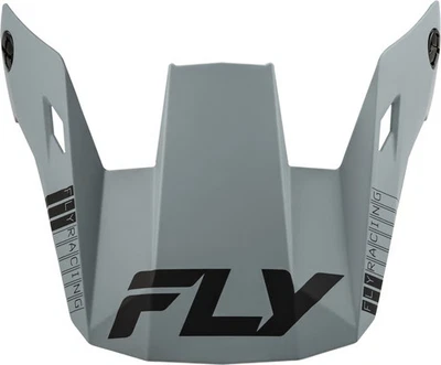 Fly Racing Visor for Fly Rayce 2024 Youth Helmet - Matte Gray - YS - YL ATV/UTV - Image 1 of 3
