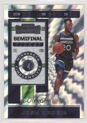 2019-20 Panini Contenders Semifinal Ticket /149 Josh Okogie #52 - Image 1 of 2