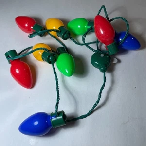 Windy City Neuheiten LED Weihnachten 9 Birnen Halskette mit 6 dynamischen Lichtmodi - Bild 1 von 3