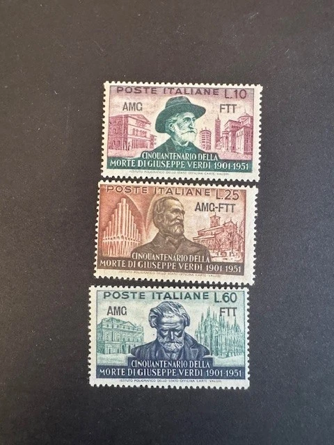 Italy -Trieste MLH SC#138-40 (1951) F/VF SCV $8.00 - Image 1 of 1