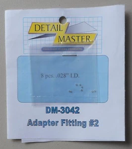 ADAPTADOR FITTING #2 .025 1:24 1:25 DETALLE MASTER CAR MODEL ACCESSORY 3042 - Imagen 1 de 2