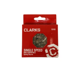 Clarks Bmx/Freestyle/Fixie/Track Single Speed Chain 1/2X1/8 X112 Links Spring Cl - Picture 1 of 1