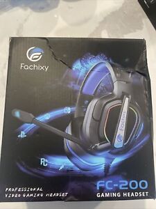 Fachixy FC200 Gaming Headset PS4/PS5/PC/Xbox/Nintendo, With RGB lights and Mic.