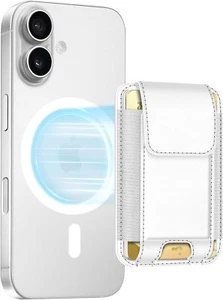 MagSafe Magnetic Card Wallet Holder for iPhone 15/14/13/12 Safe RFID Blocking - Picture 1 of 15