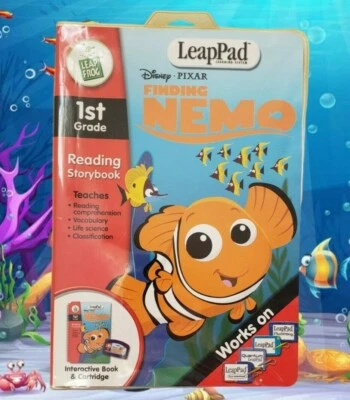 Finding Nemo LeapPad Learning System Leap Frog 1st Grade Reading Storybook - Image 1 of 4