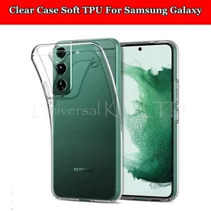 For Samsung A35 A55 A25 A05S A15 A05 Case Clear Silicone Gel Soft Phone Cover - Picture 1 of 14