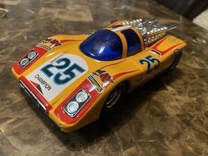 Taiyo Tin C-406 Big Machine #25 Champion GT Mystery Bump N Go NON-Working as is - Picture 1 of 11