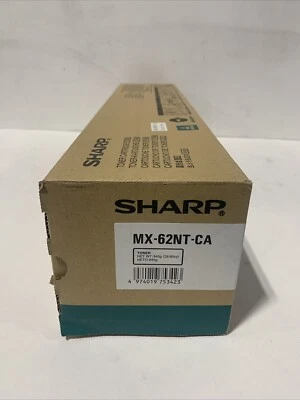 Genuine Sharp MX-62NT-CA CYAN Toner For MX-7580N MX-7500N MX-7040N Series NEW - Image 1 of 3