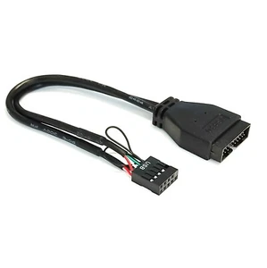 USB 3.0 2.0 Adapter Frontpanel USB 3.0 an Mainboard USB 2.0 Anschluss 9>19 polig - Bild 1 von 1