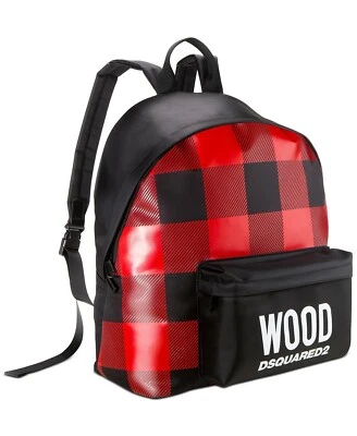 Mochila DSQUARED2 WOOD roja y negra promoción de fragancias GWP NUEVA CON ETIQUETAS Foto 1 de 4