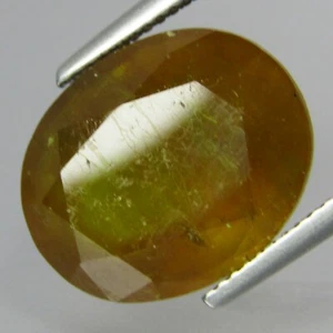 15.90Cts Ravishing Natural Yellow Sapphire Oval Gemstone From (Bankaja) Thailand - Picture 1 of 4