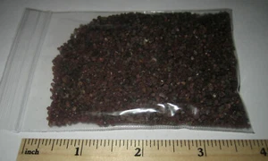 100g PILE OF TINY NATURAL ROUGH RED GARNET CRYSTALS FROM EMERALD CREEK IDAHO USA - Picture 1 of 5