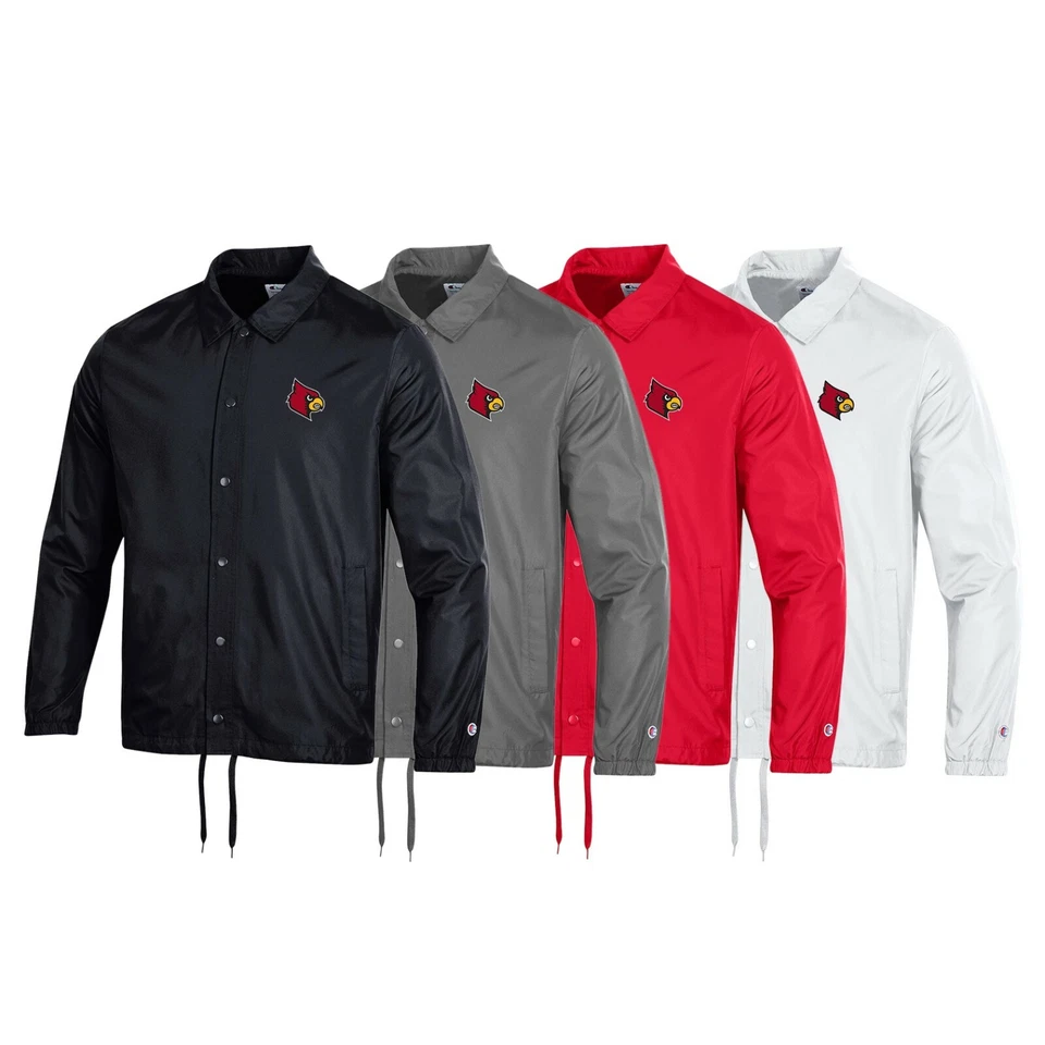 Louisville Cardinals NCAA Men's Champion Classic Coaches Jacket Collection - Image 1 of 1