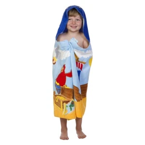 Suntime Pirate Kids Bath Beach Towel Cotton Pool Hooded Towel NEW - Picture 1 of 4