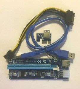 PCE164P-N03 Ver006 PCI-E 1X To 16X USB 3.0 PCE164P-NO3 Raiser Card - Picture 1 of 4