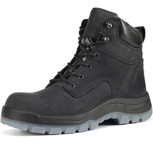 6" Soft / Composite Toe Men's Work Boots Non-Slip Waterproof Anti-puncture - Picture 1 of 23