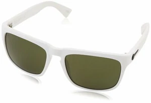 Gafas de sol eléctricas visuales Knoxville marco blanco brillante lente gris melanina Italia - Imagen 1 de 5