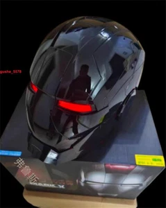 Casco AUTOKING Iron Man MK5 1:1 Controlado por Voz Usable Prop Negro Juegos con disfraces - Imagen 1 de 5