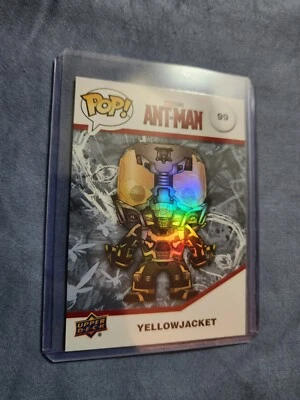 2023 Upper Deck Funko Pop Ant Man YELLOWJACKET Patina Foil Parallel 75 - Image 1 of 2