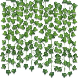 Hiedra artificial - 6 hebras de hiedra artificial, decoraciones de guirnalda de hiedra falsa, 9315 - Imagen 1 de 7