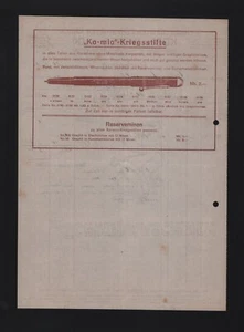 HEIDELBERG, Rechnung 1922, Koch, Weber & Co. Federhalter-Fabrik Ko-mio-Kriegssti - Picture 1 of 2