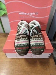 Easy Spirit Women Trippin2 Faux Fur Cozy Slip On Ankle Boots Shoes Size New - Picture 1 of 26