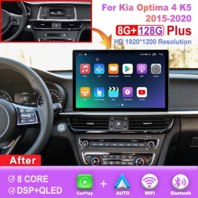 13.1 inch Screen Android Car Radio For Kia Optima 4 K5 2015-2020 CarPlay GPS - Image 1 of 4